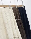  Váy nỉ xoè dập ly 1937 