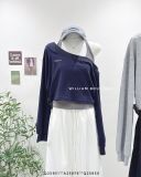  Set áo tay dài + áo dây cổ yếm 8937 