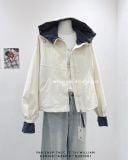  Áo khoác dù nón phối caro 1682 