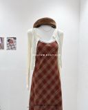  Áo khoác cardigan len gân mỏng 2329 