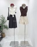  Áo ba lỗ dệt kim kèm khăn 5968 