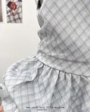  Đầm dây caro 1021 