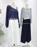  Set áo tay dài + áo dây cổ yếm 8937 