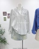  Áo sơ mi cổ trụ V 6764 