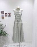  Đầm dây caro 1021 