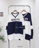  Áo hoodie cổ tim MORELIFE 6891 
