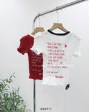  Áo thun nhún cổ V MERSHER 5902 