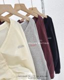  Áo khoác cardigan len mỏng thêu chữ 5602 