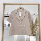  Áo SM cổ vest TN 7738 