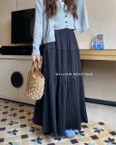  Váy nỉ xoè dập ly 1937 