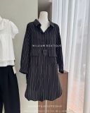  Đầm sơ mi vạt bầu 861 