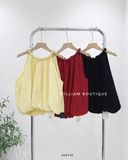  Áo bí trơn cổ yếm 5858 
