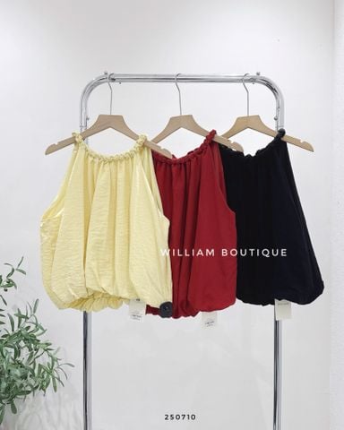  Áo bí trơn cổ yếm 5858 