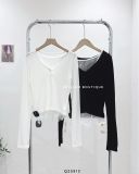  Áo tay dài phối ren 6683 