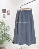  Quần jean suông rộng kẻ sọc 9015 