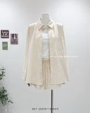  Set sơ mi kẻ sọc + quần 6895 