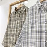  Áo SM caro linen 0632 