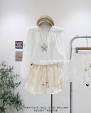  Váy xô ren ngắn dây hạt 2129 