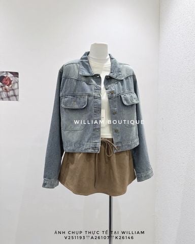  Áo khoác jean ngắn 1623 
