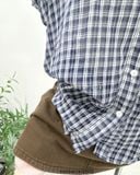  Áo sơ mi caro tay ngắn 8676 