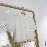  Áo sơ mi linen crop TN 27 