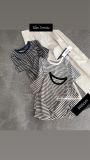  Áo thun kẻ sọc Tennis 7007 
