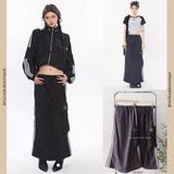  Váy dù túi hộp 3 sọc 1920 