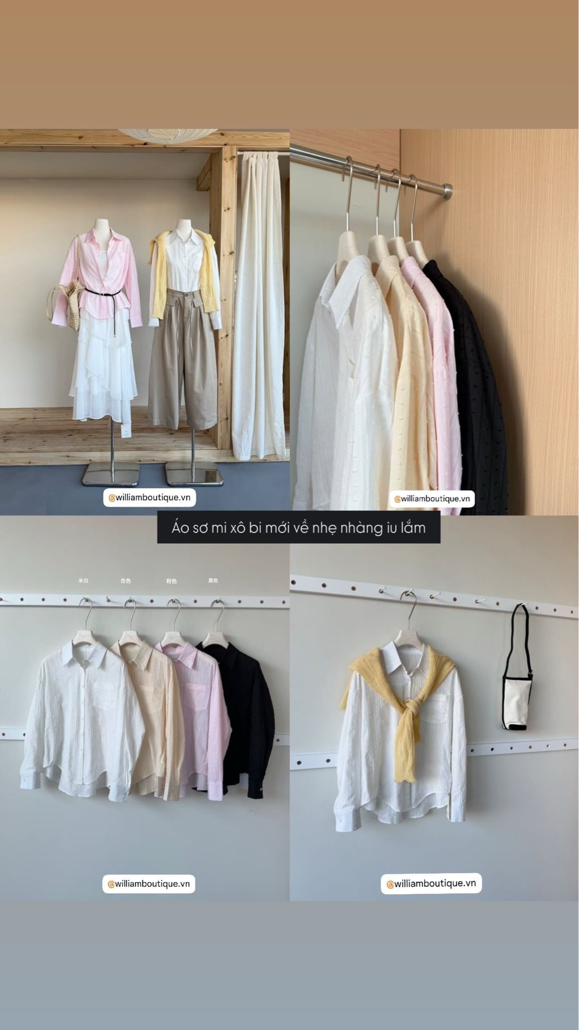  Áo sơ mi xô gân 927 