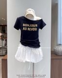  Áo thun rớt vai Bonjour 1141 