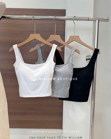  Áo dây cổ vuông lưng U 2410 