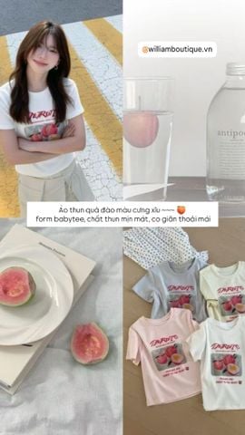  Áo thun Peach 7161 