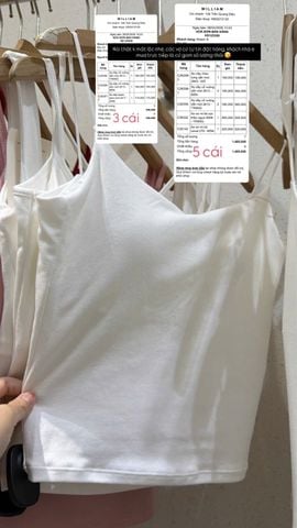  Áo dây cổ V sẵn mút 2611 