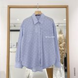  Áo SM cotton chấm trắng 201 