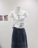  Áo thun sao khoen dây 8810 