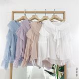  Áo SM babydoll voan bèo 6058 