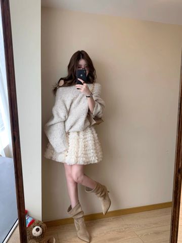  Váy lưới ngắn phồng 683 