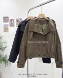  Áo khoác gió cổ bẻ dáng ngắn 88788 