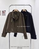  Áo khoác gió cổ bẻ dáng ngắn 88788 