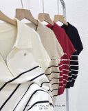  Áo dệt kim cổ polo khoá kéo 5299 