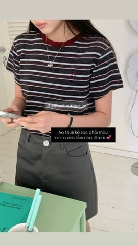  Áo thun kẻ sọc 1113 