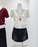  Áo thun phối sơ mi sọc ADER 1925 