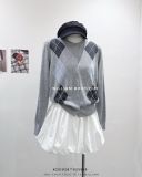  Áo khoác cardigan len trám 7370 