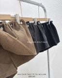  Váy quần dạ phồng đính nút 2532 