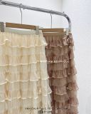  Váy lưới dài xếp tầng 1015 