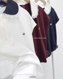  Áo thun cổ sen viền ren 1932 