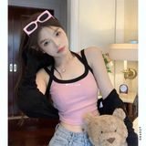  Áo dây yếm viền 03 