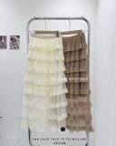  Váy lưới bi dài xếp tầng 897 