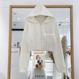  Áo khoác thun crop bo bự 8685 