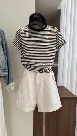  Áo thun kẻ sọc Tennis 7007 
