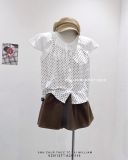  Áo kiểu cổ tròn phối áo dây 5122 